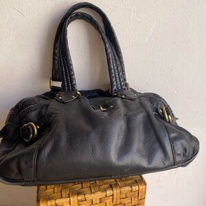 Marc Jacobs Turnlock  Black Leather bag